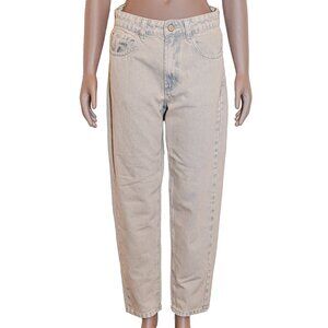 Light Wash Mom Jeans High Waisted Denim Relaxed Fit Casual Trendy Everyday Pants